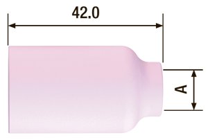 FUBAG Сопло керамическое для газовой линзы №7 ф11 FB TIG 17-18-26 (2 шт.) в Тольятти фото