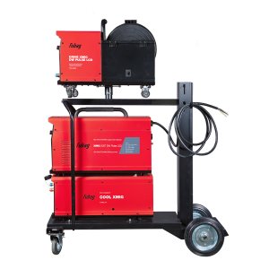 Полуавтомат сварочный FUBAG XMIG 500T DW PULSE  + подающий механизм DRIVE XMIG DW PULSE  + горелка FB 550W 3m  + блок жидкостного охлаждения Cool XMIG  + шланг-пакет 5 метров 95 мм2 14 pol с жидкостным охлаждением + тележка XM в Тольятти фото