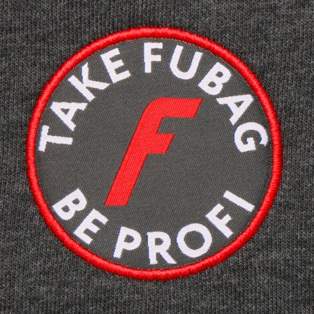 Серо-красная толстовка Fubag с капюшоном  размер XXL в Тольятти фото