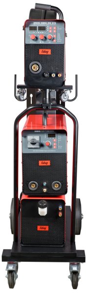 Сварочный полуавтомат INMIG 500T DW SYN + Подающий механизм DRIVE INMIG DW SYN + Шланг-пакет 5 м + Горелка FB 500 3 м + Блок жидкостного охлаждения + Тележка в Тольятти фото