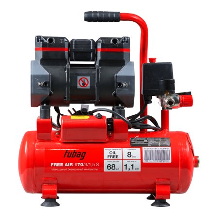Компрессор безмасляный малошумный FUBAG Свободный Воздух (Free Air) 170/9/1.5 S в Тольятти фото