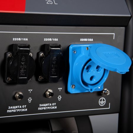 Бензиновый генератор с электростартером и коннектором автоматики FUBAG BS 7500 A ES в Тольятти фото