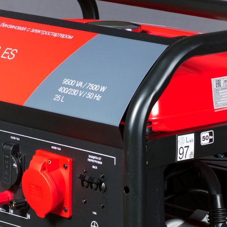 Бензиновый генератор FUBAG BS 8000 DA ES (трехфазный) с электростартером и коннектором автоматики в Тольятти фото