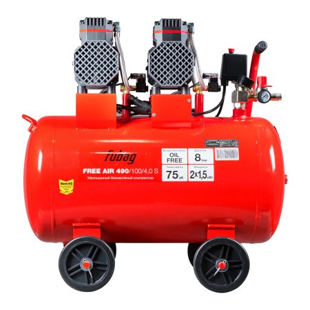 Компрессор безмасляный малошумный FUBAG Свободный Воздух (Free Air) 490/100/4.0 S в Тольятти фото