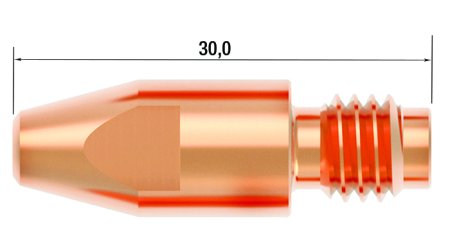 FUBAG Контактный наконечник M8 X 30мм CUCRZR 0.8мм /.030 дюйма в Тольятти фото