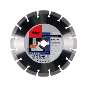 Алмазный отрезной диск FUBAG Universal Extra_ диам. 230/22.2 в Тольятти фото