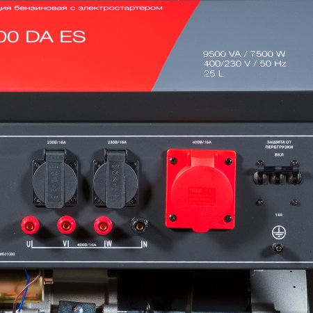 Бензиновый генератор FUBAG BS 8000 DA ES (трехфазный) с электростартером и коннектором автоматики в Тольятти фото