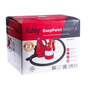 FUBAG Электрический краскораспылитель EasyPaint S500/1.8 с верхним бачком в Тольятти фото
