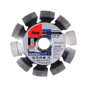 Алмазный отрезной диск FUBAG Universal Extra D125 мм/ 22.2 мм в Тольятти фото
