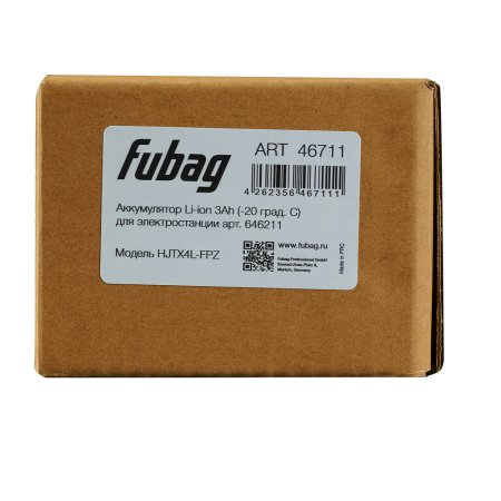 Аккумулятор FUBAG li-ion 3Ah для инверторного генератора TI 11000 A ES (арт. 646211) купить в Тольятти