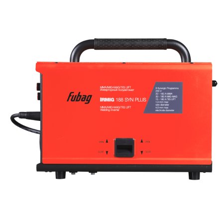 FUBAG Сварочный полуавтомат IRMIG 188 SYN PLUS + Горелка FB 250 3m + Маска сварщика Хамелеон IR 9-13N S  + Сварочные краги на подкладке красные FWGN 10R в ПОДАРОК в Тольятти фото